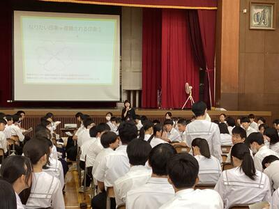 「印象のよい人ってどんな人？」について発表